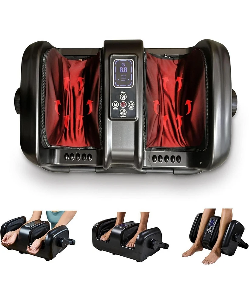 LifePro Shiatsu Foot Massager with Heat – Deep Kneading Electric Massage for Feet, Ankles, Calves & Legs