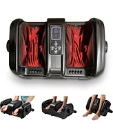 LifePro Shiatsu Foot Massager with Heat – Deep Kneading Electric Massage for Feet, Ankles, Calves & Legs