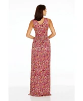 Dress the Population Women's Metallic Fit & Flare