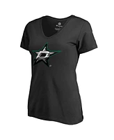 Fanatics Mto Label Women's Black Dallas Stars Midnight Mascot V-Neck T-Shirt