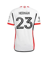 Adidas Men's Hernan Lopez White San Jose Earthquakes 2025 the 50 Kit Authentic Player Jersey