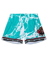 Mitchell & Ness Women's Teal Vancouver Grizzlies Marble Shorts