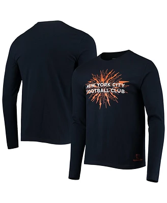 Mitchell & Ness Men's Navy New York City Fc For The Long Sleeve T-Shirt