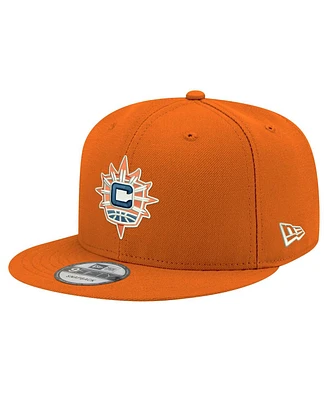 New Era Men's and Women's Orange Connecticut Sun Logo 9FIFTY Snapback Hat