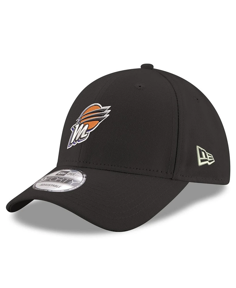New Era Men's Black Phoenix Mercury Primary Logo 9FORTY Adjustable Hat