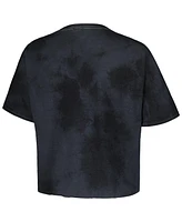 Mad Engine Men's and Women's Black Lilo Stitch Wink Tie-Dye T-Shirt