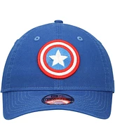 New Era Big Boys and Girls Blue Captain America 9TWENTY Adjustable Hat