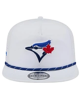 New Era Men's White Toronto Blue Jays Perforated Golfer Snapback Hat