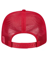 New Era Men's Red Cincinnati Reds Flag 9SEVENTY Coolera Stretch-Snap Hat