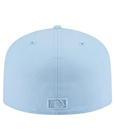 New Era Men's Light Blue Detroit Tigers Color Pack A-Frame 59FIFTY Fitted Hat