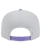 New Era Men's Gray/Light Purple Willy Wonka and the Chocolate Factory Two-Tone 9FIFTY Snapback Hat