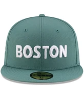 New Era Men's Green Boston Red Sox 2025 City Connect Fan Pack 59FIFTY Fitted Hat