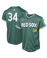 Nike Big Boys and Girls David Ortiz Green Boston Red Sox 2025 City Connect Limited Retired Player Jersey