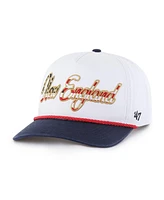 '47 Brand Men's White New England Patriots Patriotic Overhand Hitch Adjustable Hat