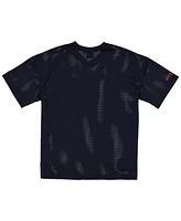 New Era Men's Navy Red Bull Racing Oversized Graphic Mesh T-Shirt