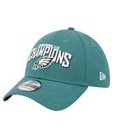 New Era Men's Midnight Green Philadelphia Eagles Super Bowl Lix Champions Side Patch 39THIRTY Flex Hat