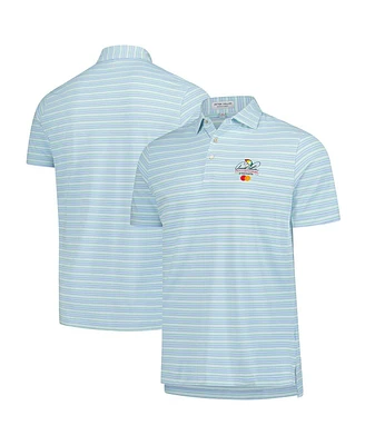 Peter Millar Men's Light Blue Arnold Palmer Invitational Atrium Performance Polo Shirt