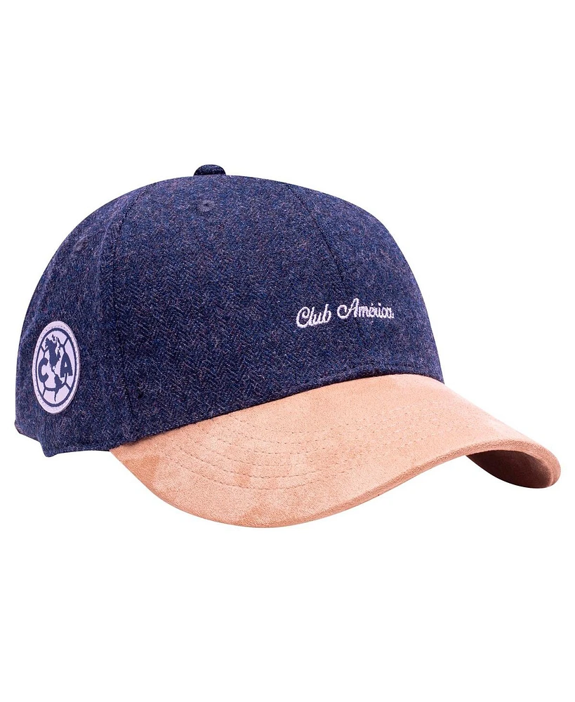 Fan Ink Men's Navy/Tan Club America Noble Adjustable Hat