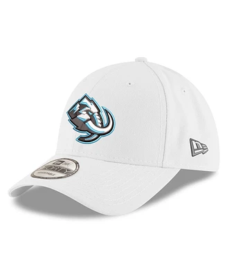 New Era Men's White Utah Mammoth 9FORTY Adjustable Hat