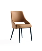 Manhattan Comfort 33.9" Faux Leather Tremont Dining Chair