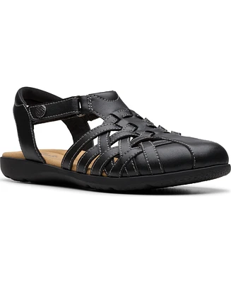 Clarks Collection Women's Elizabelle Mia Riptape Flat Sandals