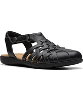 Clarks Collection Women's Elizabelle Mia Riptape Flat Sandals