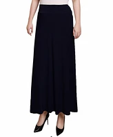 Ny Collection Petite Wide Yoked Maxi Skirt