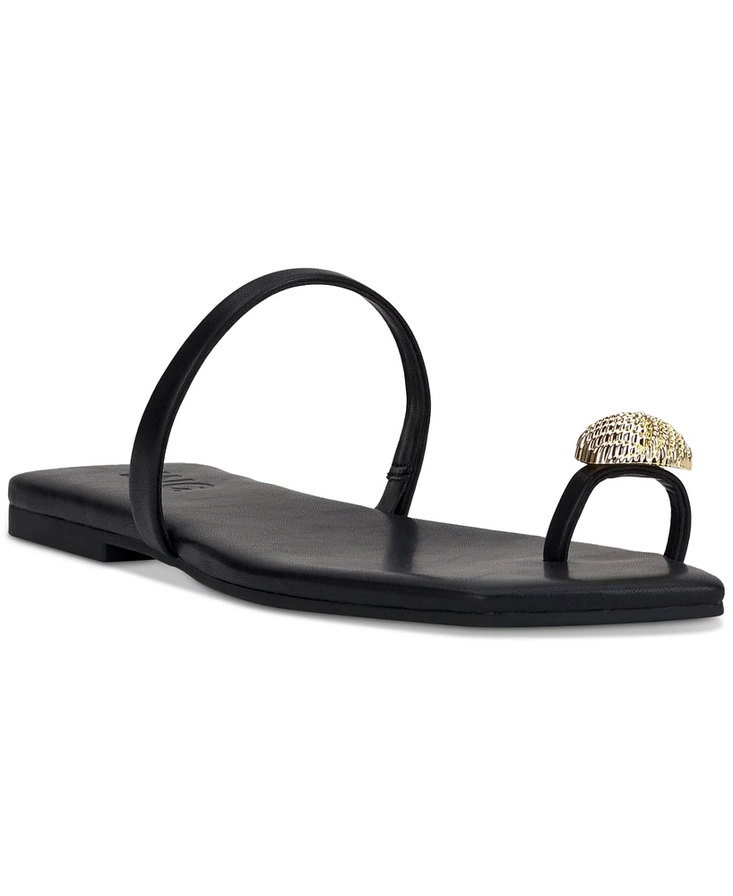 I.n.c. International Concepts Women's Yitta Embellished Flat Sandals, Exclusively at Macy's