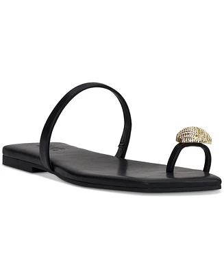 I.n.c. International Concepts Women's Yitta Embellished Flat Sandals, Exclusively at Macy's