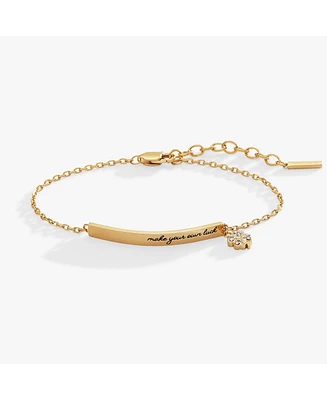 Alex and Ani Make Your Own Luck Inline Bracelet