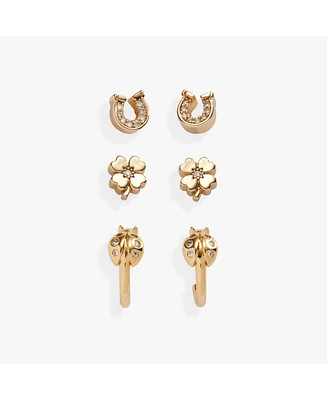 Alex and Ani Love Luck Stud Set