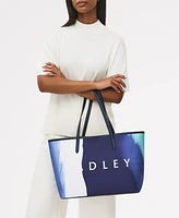 Radley London Southwell Gardens Stripe Open Top Tote Bag