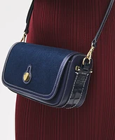 Radley London Bathurst Mews Denim Flap Over Crossbody Bag
