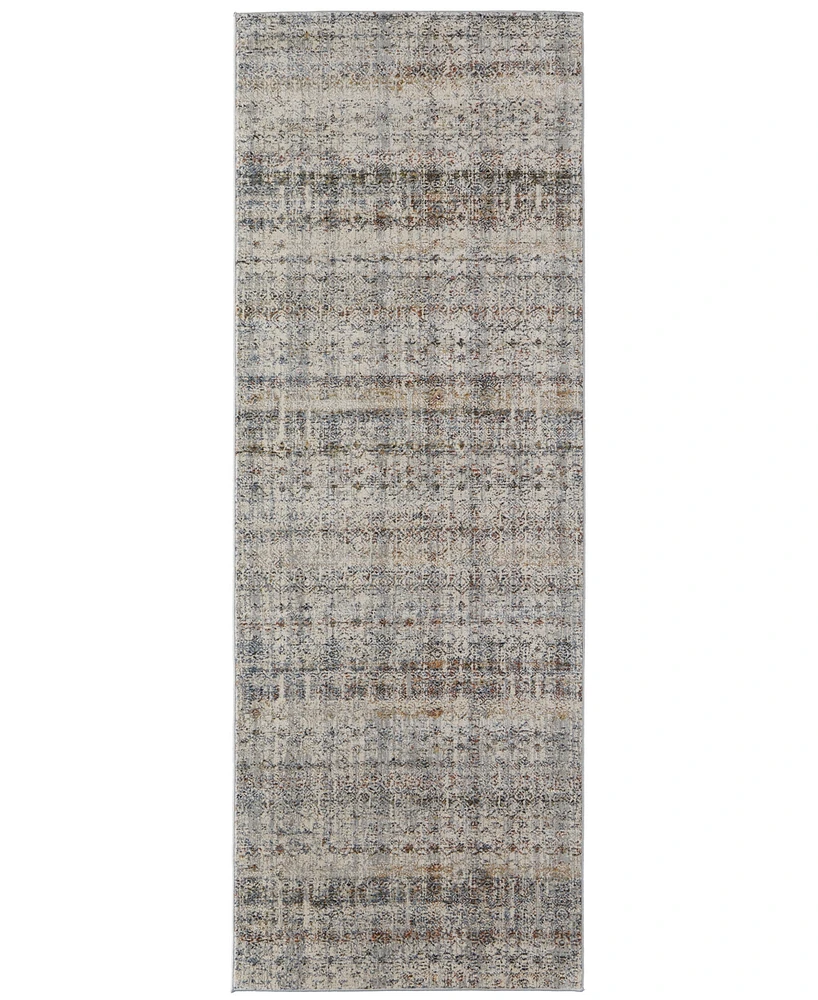 Feizy Kaia 39GLF 2'6"x12' Runner Area Rug