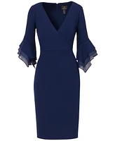Adrianna Papell Women's 3/4-Sleeve Sheath Dress