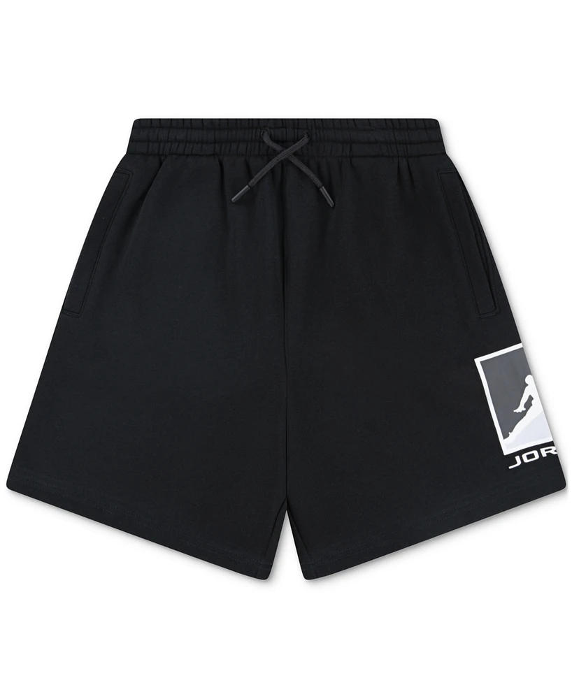 Jordan Big Boys Essentials Boxed Logo Fleece Shorts