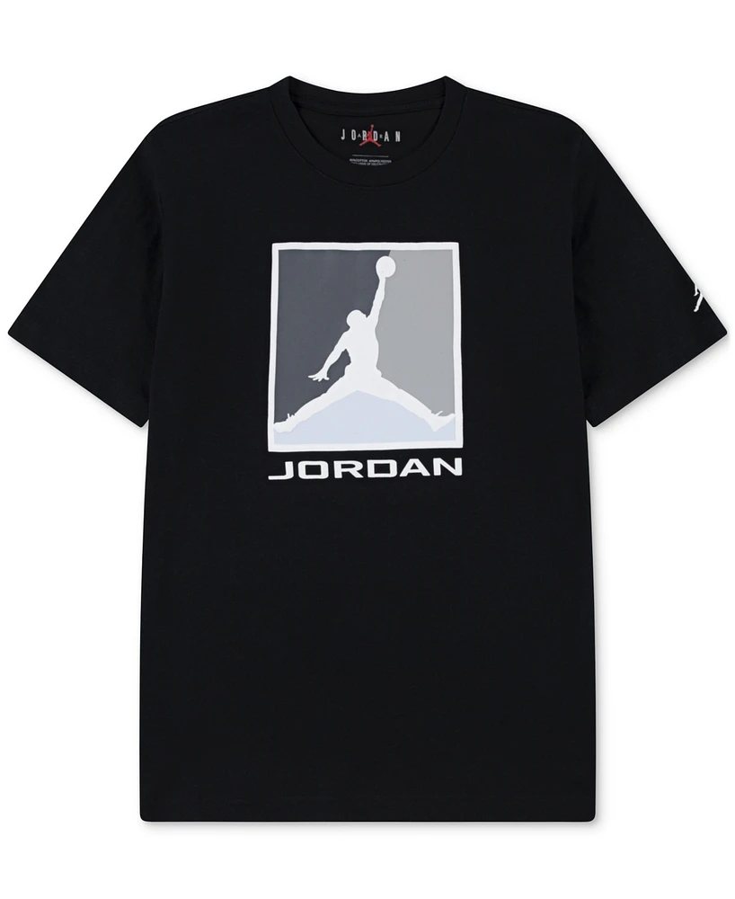 Jordan Big Boys Flight Essentials Boxed Logo 3.0 T-Shirt