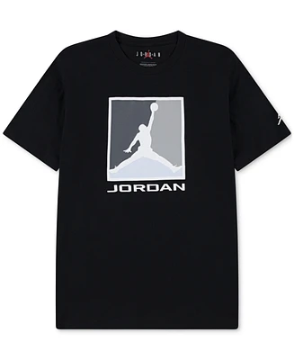 Jordan Big Boys Flight Essentials Boxed Logo 3.0 T-Shirt
