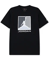 Jordan Big Boys Flight Essentials Boxed Logo 3.0 T-Shirt