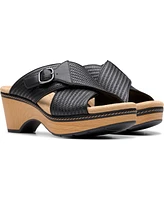 Clarks Collection Women's Seannah Nora Wedge Sandals