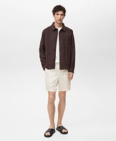 Mango Men's Pocket Lyocell Overshirt