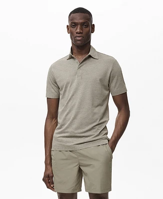 Mango Men's Coolmax Slim-Fit Polo Shirt