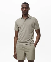 Mango Men's Coolmax Slim-Fit Polo Shirt