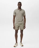 Mango Men's Coolmax Slim-Fit Polo Shirt