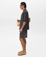 Mango Men's Creased-Effect Shirt