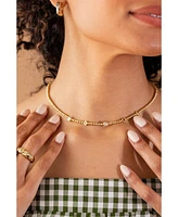 Alex and Ani Love Luck Metal Tennis Necklace
