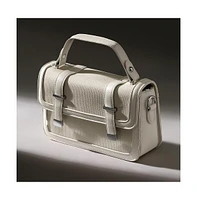 Women's The Linea-Block Hand Bag - Cream White