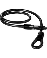 Cable Lock，Guliffen 4 ft. Steel Cable with Looped Ends, Heavy Duty Anti Theft Bike Lock Cablefor Motorcycle, Jet Skis, Grill,Gate, and Fence