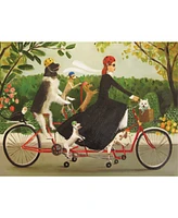 New York Puzzle Company Miss Moon's Bike 1000 Piece Puzzle