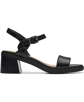 Clarks Collection Women's Jaylan Ray Square Toe Sandals